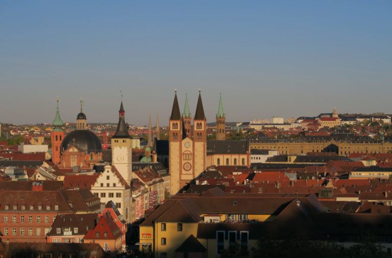 Würzburg, Blick über die Altstadt