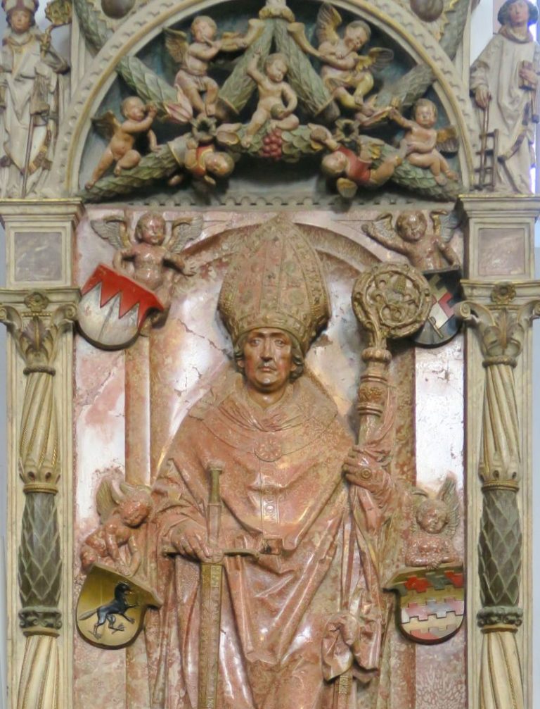 Würzburg, Grabdenkmal des Fürstbischofs Lorenz von Bibra